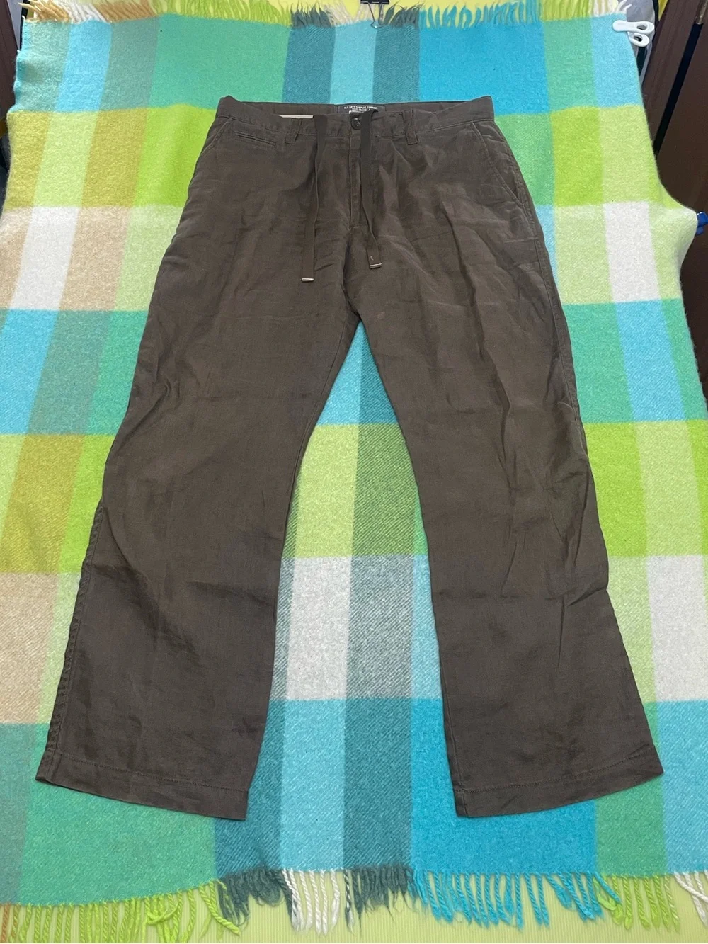 Vintage Old navy surplus military 100% linen pants